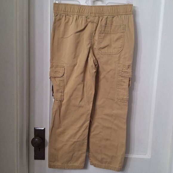 HUSKY Boys size 8 khaki Children's Place stretch waist cargo pants - Picture 4 of 7
